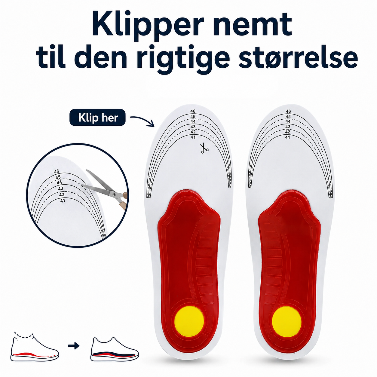 FodBue™ – Støttende indlægssåler med svangstøtte