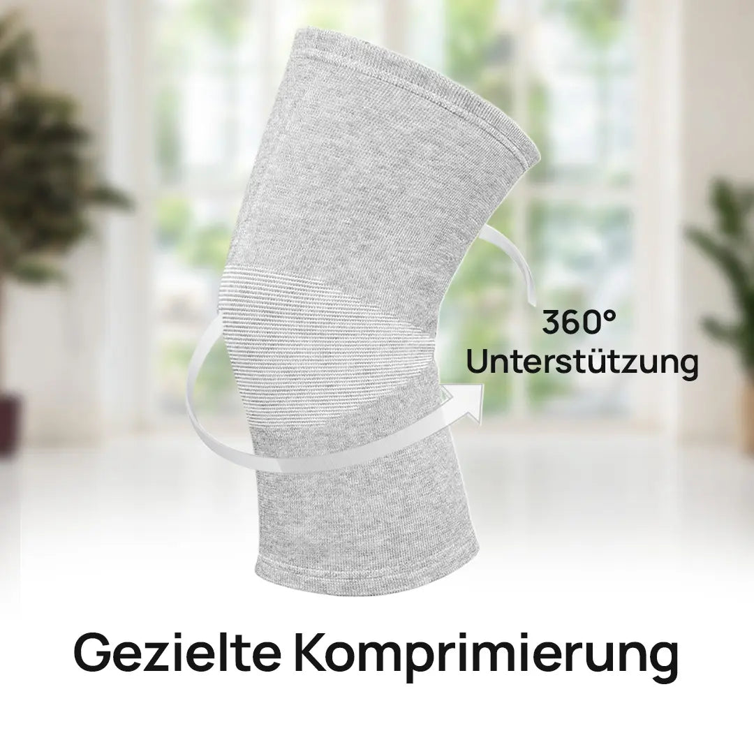 KneeFlow™ - Bamboo Knee Support – Naturlig Komfort & Stabilitet (1+1 GRATIS)
