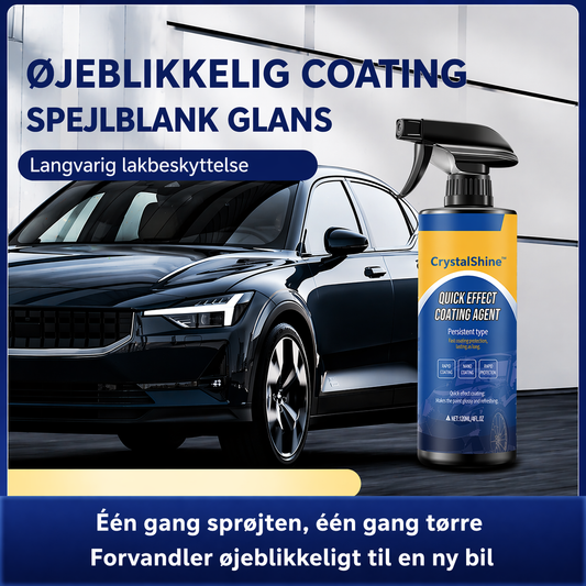 CrystalShine™ - Den hurtigste måde at få din bil til at se ud som ny | 1+1 gratis