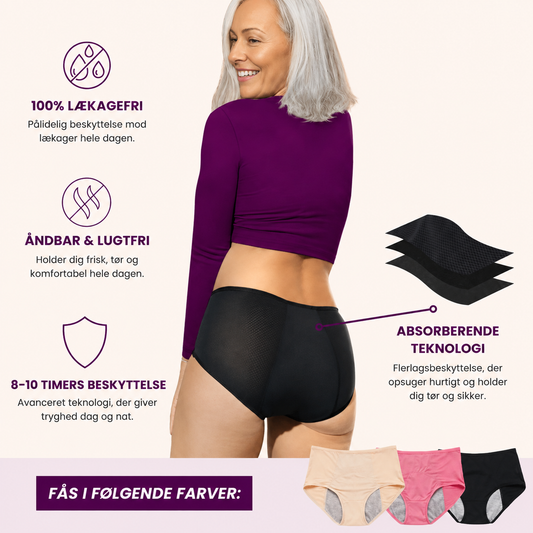 FemDry™ - Lækagesikre trusser (5-Pak)