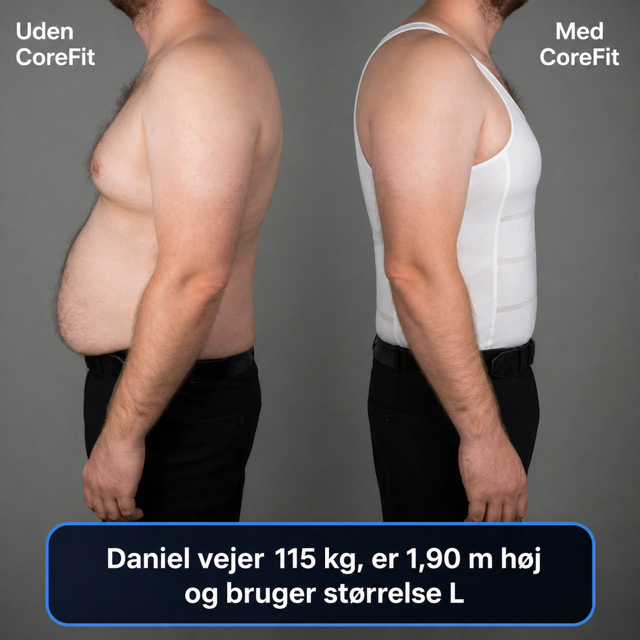 CoreFit™ - Straks slankere. Mærkbart mere selvsikker.