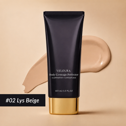 Veloura™ Body Veil - Vandfast Kropsmakeup med Naturlig Dækning
