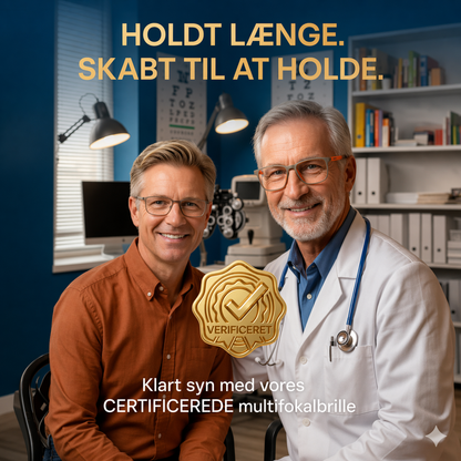 Optivio™ Adaptiv progressive brille + brilleetui: Sikr dig 1+1 GRATIS nu!