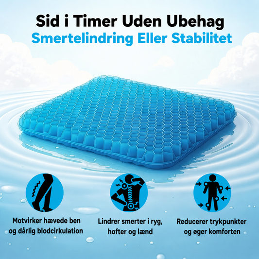 CloudSeat™ – Ergonomisk Gel Sædepude