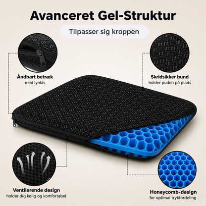 CloudSeat™ – Ergonomisk Gel Sædepude
