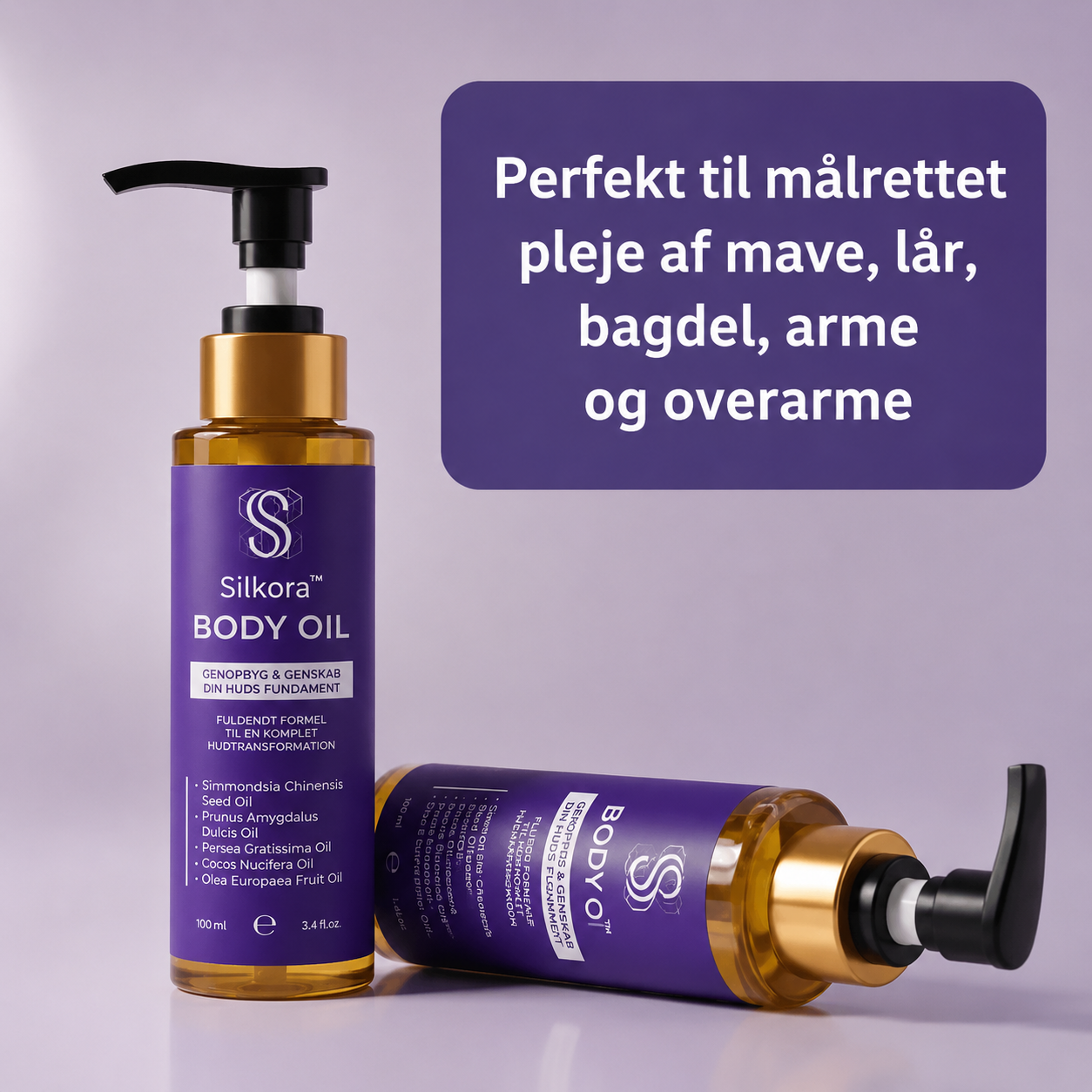 Silkora™ – Opstrammende kropsolie til moden hud