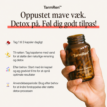 TarmRen™ - Fjern parasitter, rens dine tarme & føl dig lettere