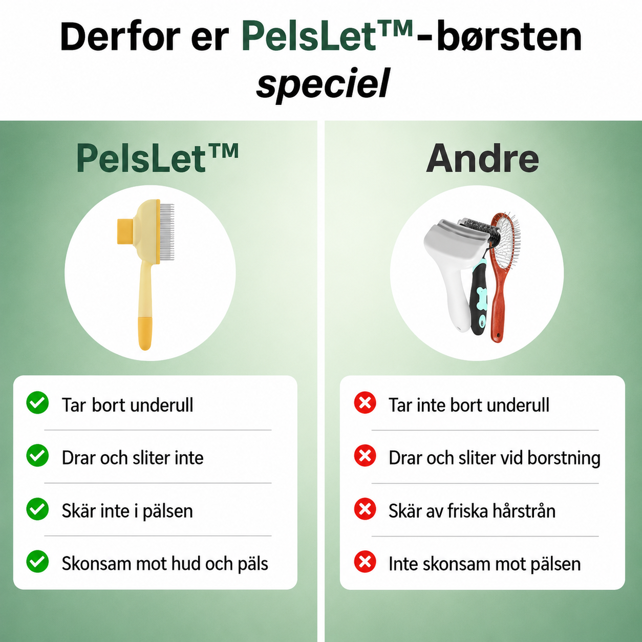 PelsLet™ – Nemmere pelsskifte for dig og din kat