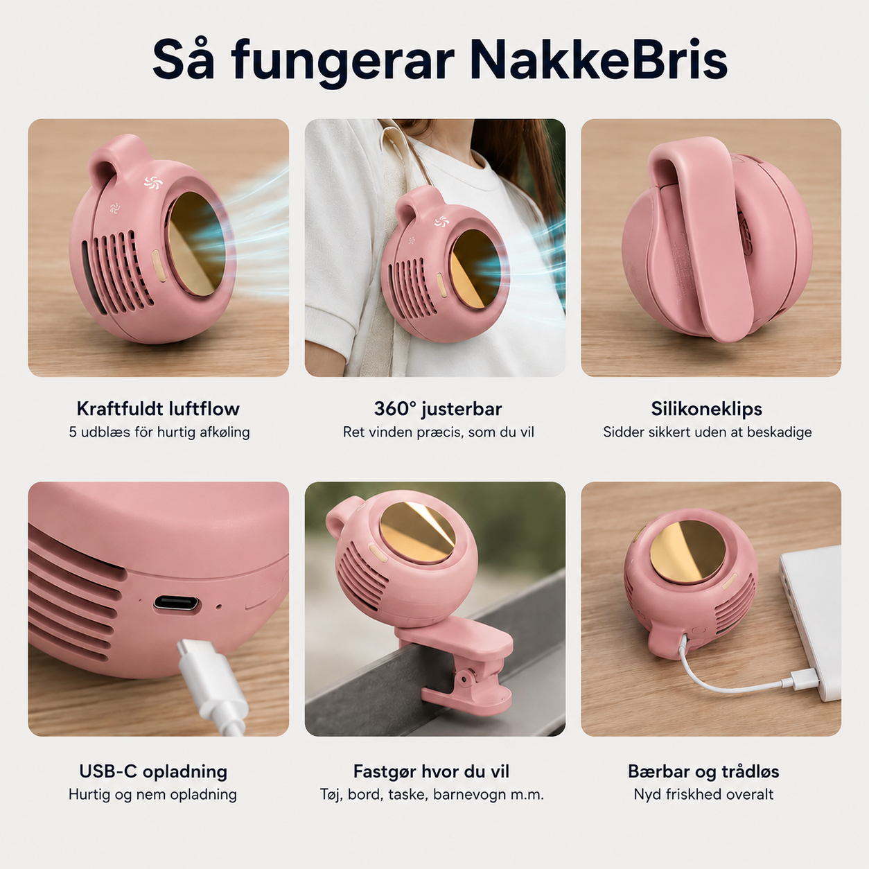NakkeBris™ - Din personlige afkøling – uanset hvor du er