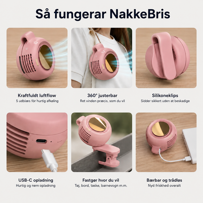 NakkeBris™ - Din personlige afkøling – uanset hvor du er