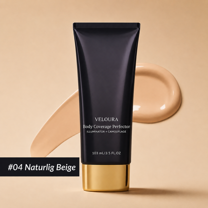 Veloura™ Body Veil - Vandfast Kropsmakeup med Naturlig Dækning