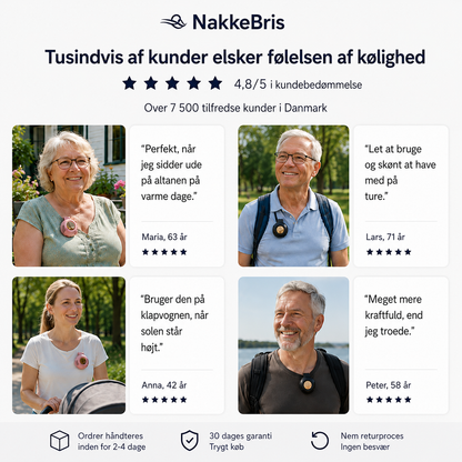 NakkeBris™ - Din personlige afkøling – uanset hvor du er