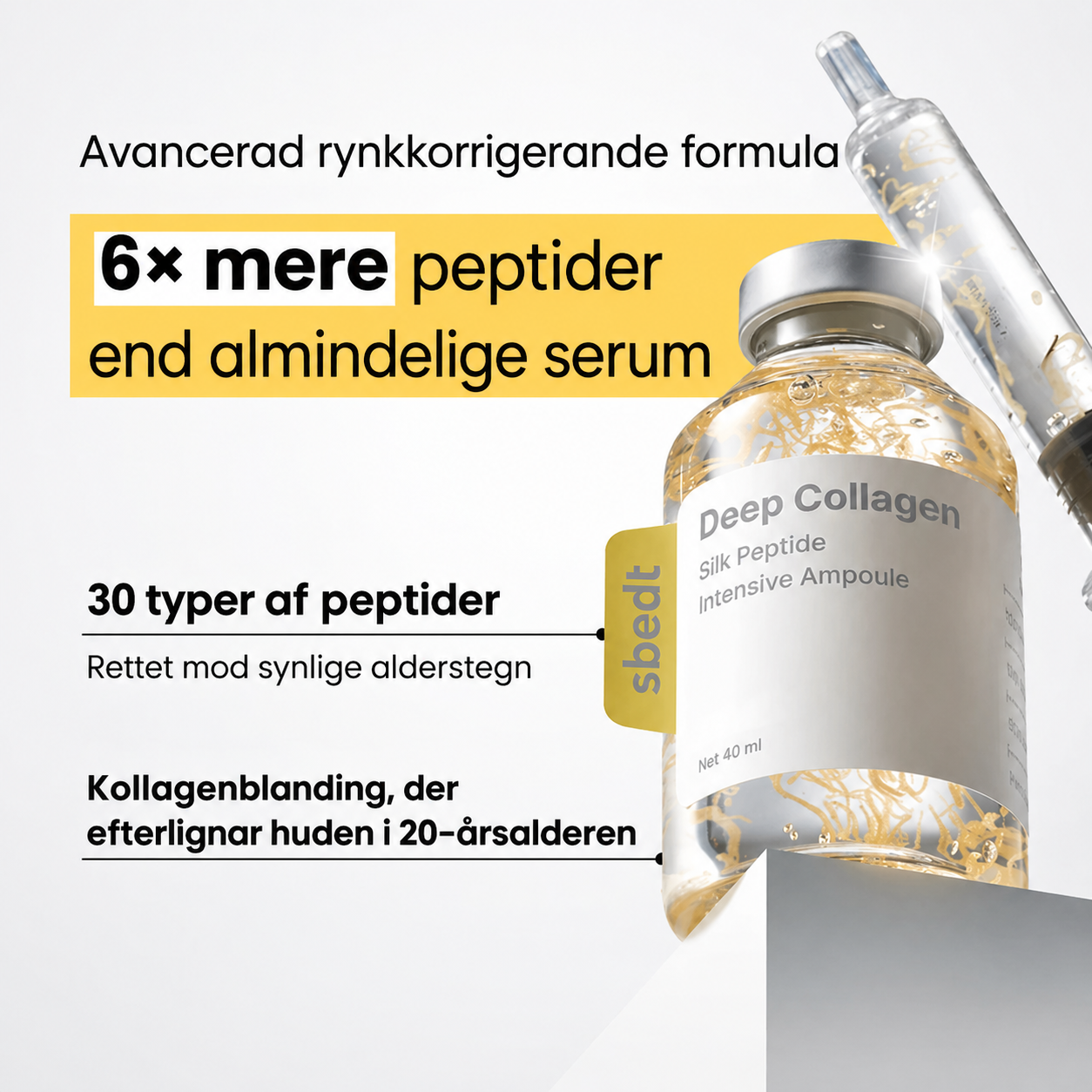 SkinRevive™ – Dyb Kollagen Peptid Serum
