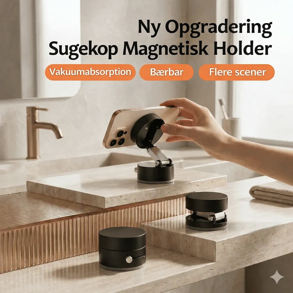 DriveGrip™ – Magnetisk Mobilholder med Ekstremt Stærkt Greb