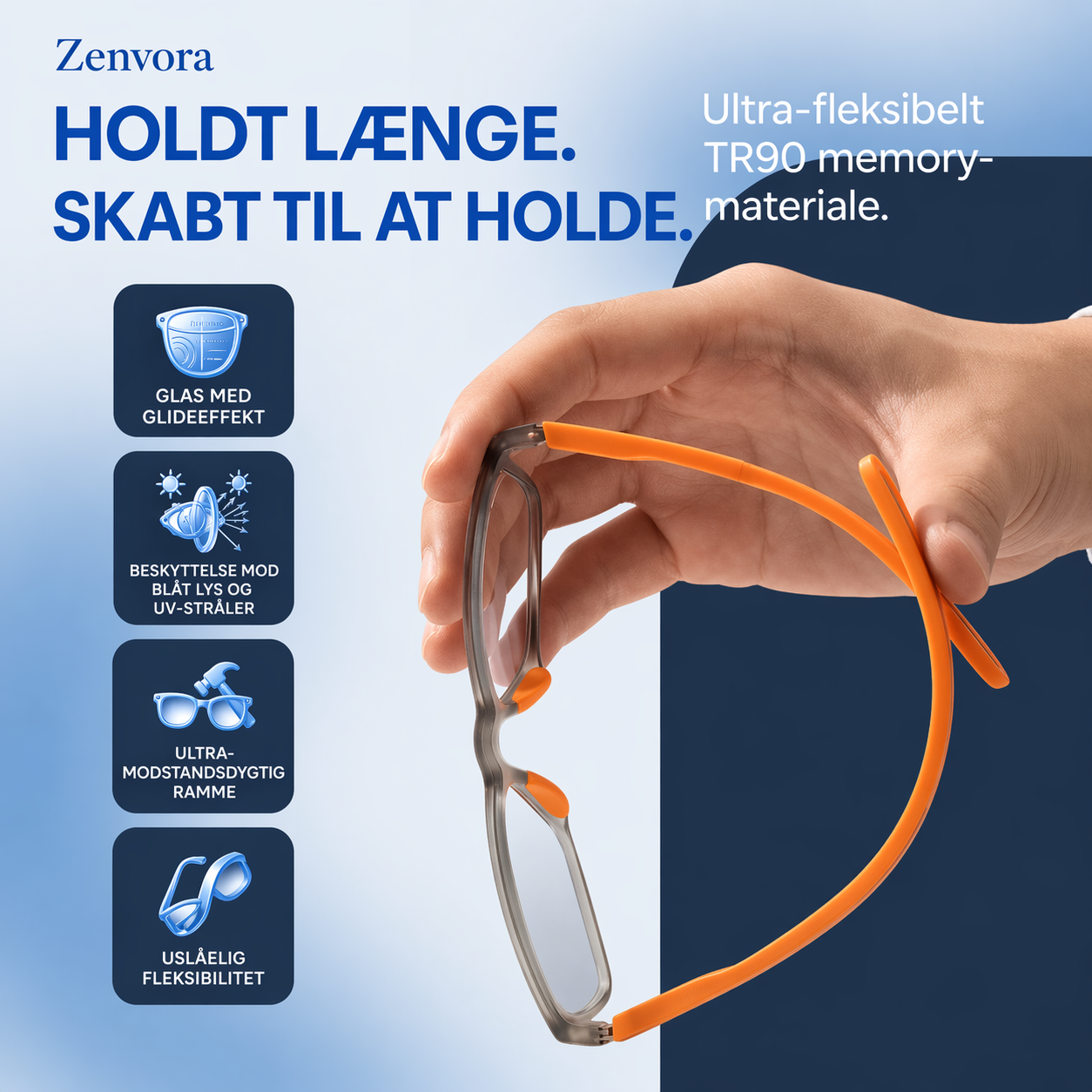 Optivio™ Adaptiv progressive brille + brilleetui: Sikr dig 1+1 GRATIS nu!