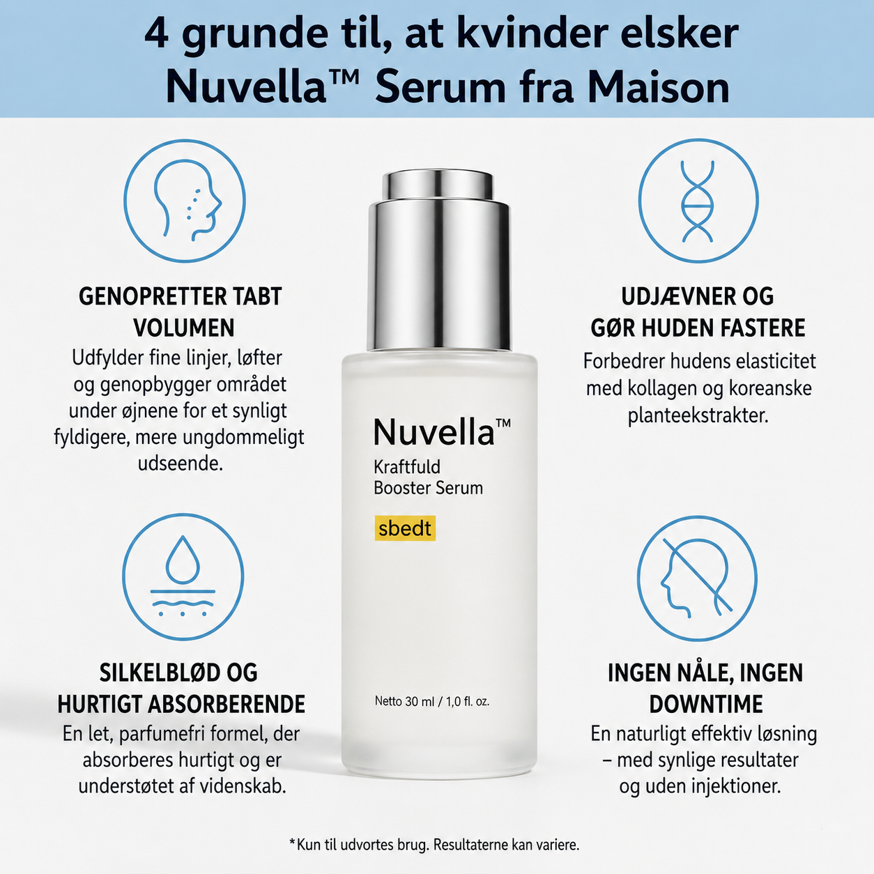 Nuvella™ - Fastere, fyldigere hud på kun 7 nætter!
