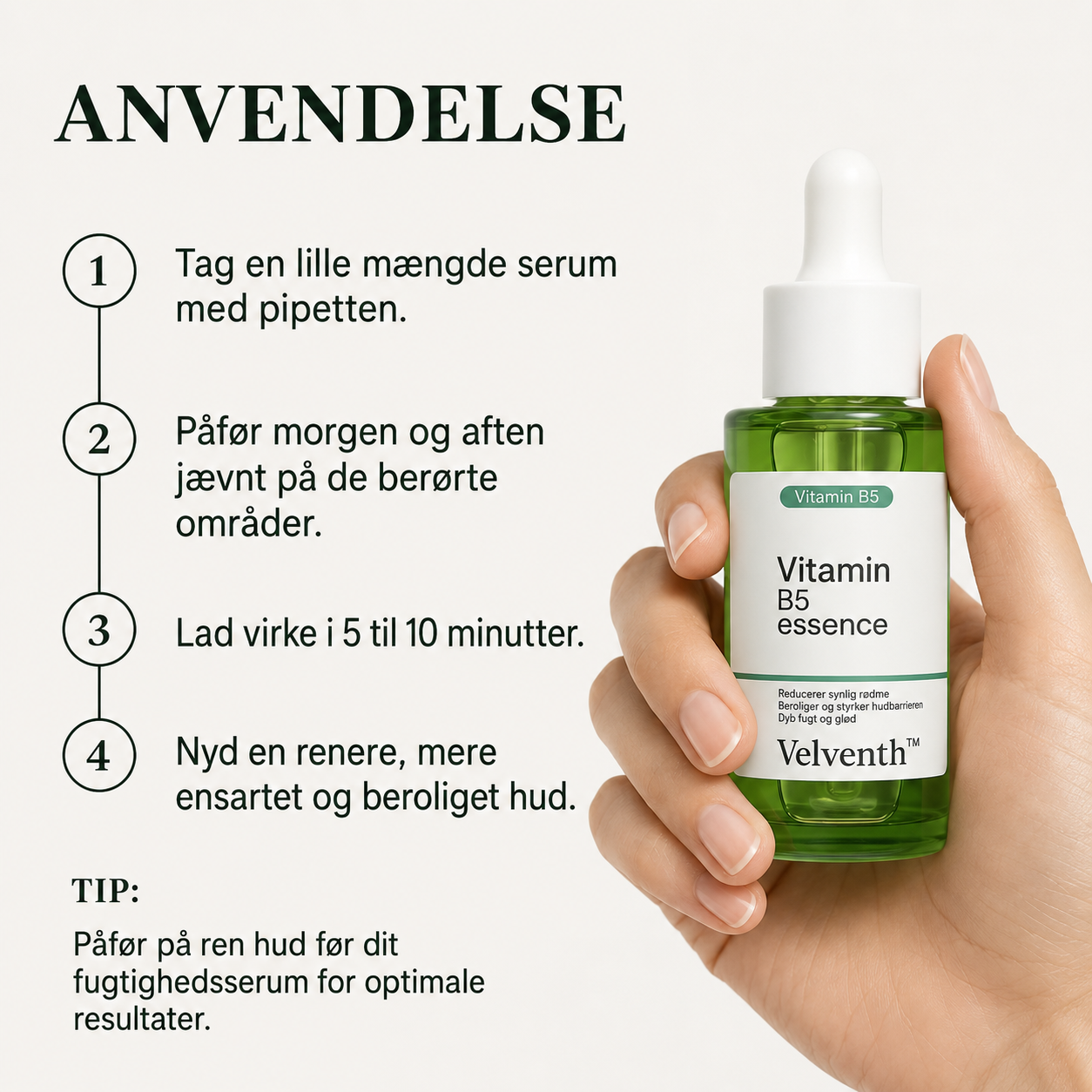 Velventh™ – Det beroligende serum mod rødme og irritation