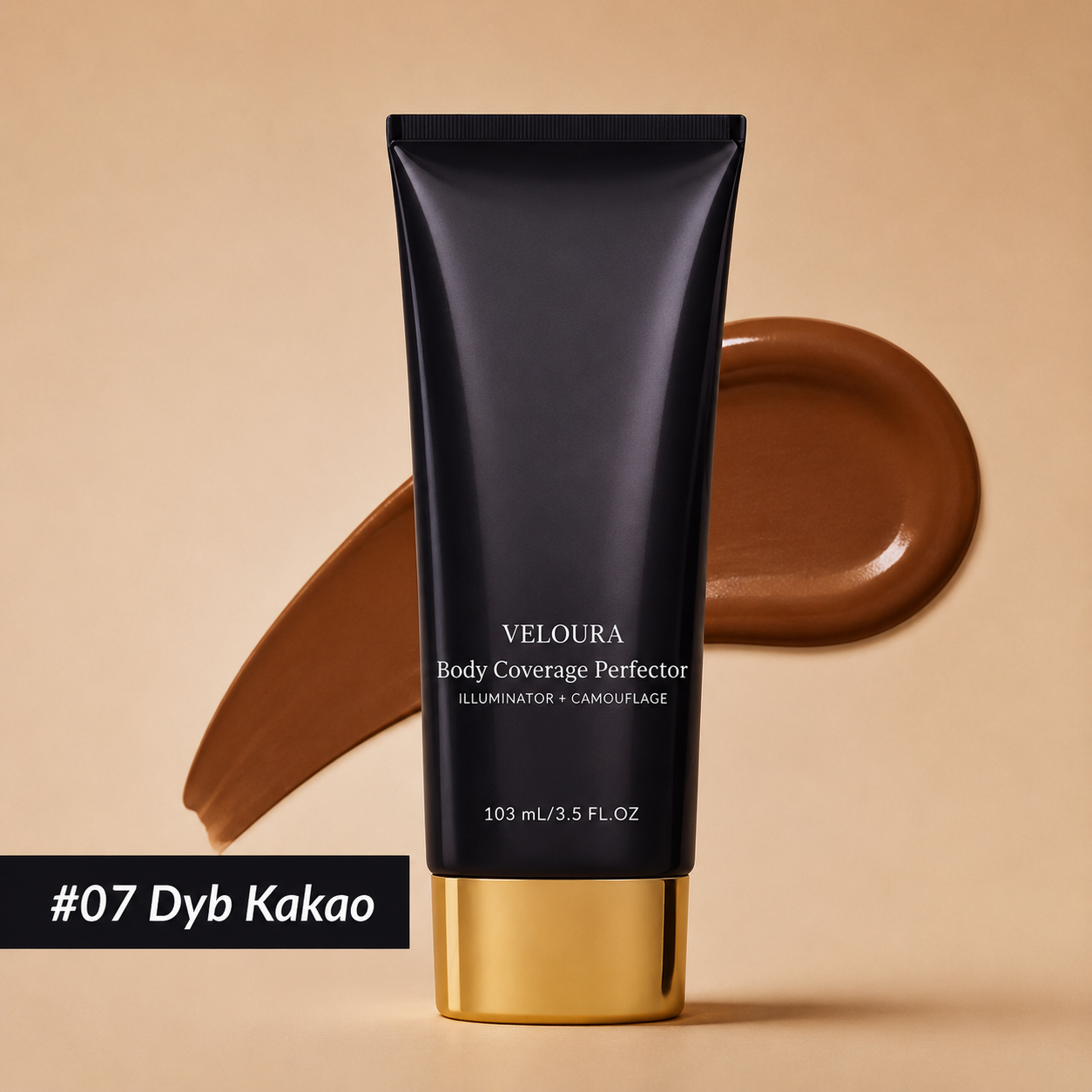 Veloura™ Body Veil - Vandfast Kropsmakeup med Naturlig Dækning
