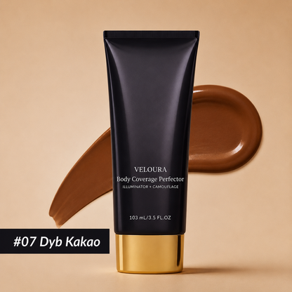 Veloura™ Body Veil - Vandfast Kropsmakeup med Naturlig Dækning