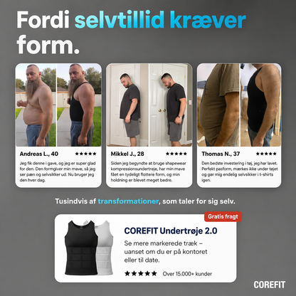 CoreFit™ - Straks slankere. Mærkbart mere selvsikker.