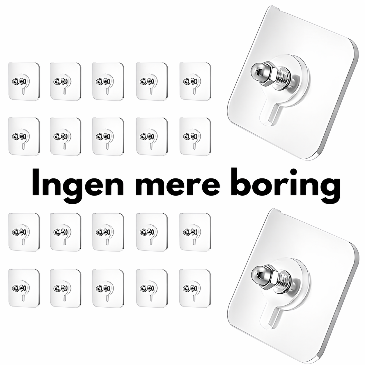 VægGrip™ – Selvklæbende Vægkroge uden boring