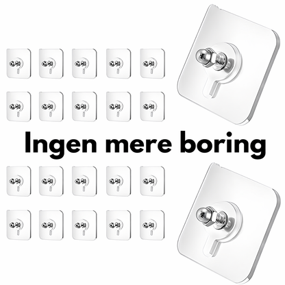 VægGrip™ – Selvklæbende Vægkroge uden boring