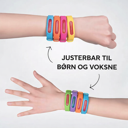 MygFri™ - Myggeafvisende armbånd med udskiftelig duftkapsel