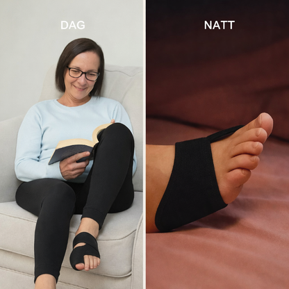 OrthoStep™ – Komfortabel korrektion og støtte til hallux valgus (1+1 GRATIS)
