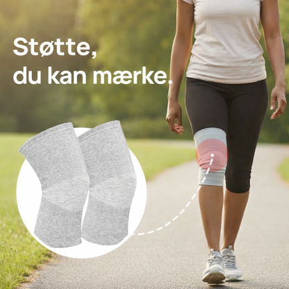 KneeFlow™ - Bamboo Knee Support – Naturlig Komfort & Stabilitet (1+1 GRATIS)