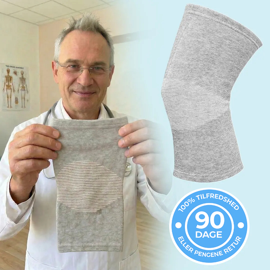 KneeFlow™ - Bamboo Knee Support – Naturlig Komfort & Stabilitet (1+1 GRATIS)
