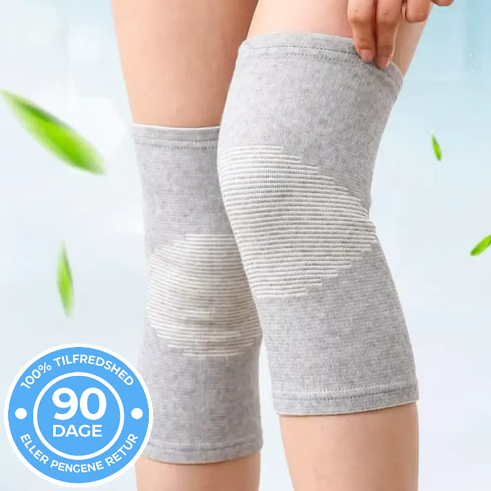KneeFlow™ - Bamboo Knee Support – Naturlig Komfort & Stabilitet (1+1 GRATIS)