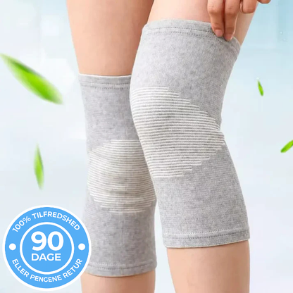 KneeFlow™ - Bamboo Knee Support – Naturlig Komfort & Stabilitet (1+1 GRATIS)