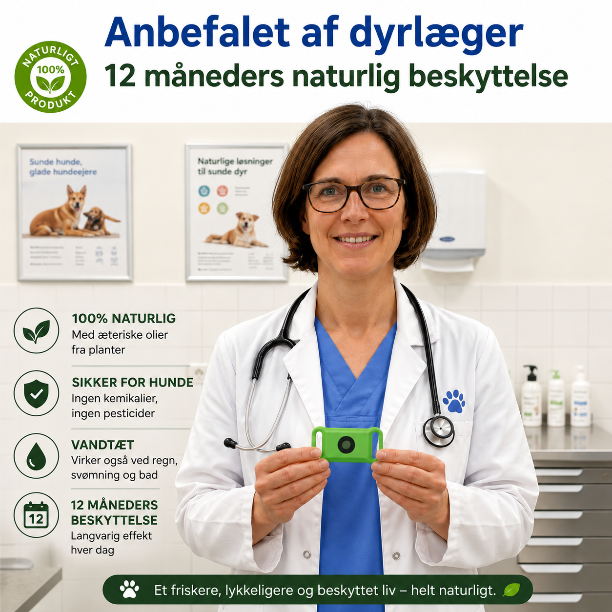 Loppefri™ – 12 måneders beskyttelse mod lopper, flåter & parasitter – til alle hunde