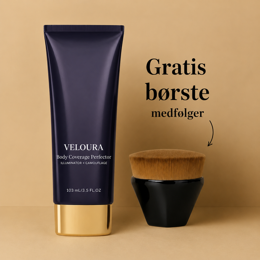 Veloura™ Body Veil - Vandfast Kropsmakeup med Naturlig Dækning