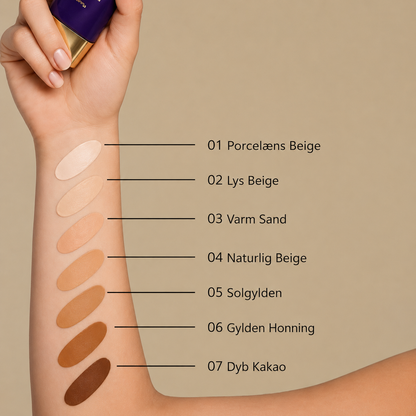 Veloura™ Body Veil - Vandfast Kropsmakeup med Naturlig Dækning