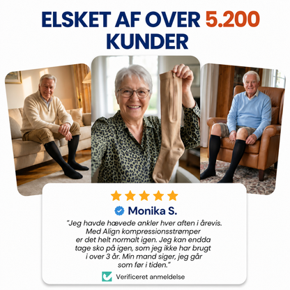 LettBen™ - Kompressionsstrømper med lynlås