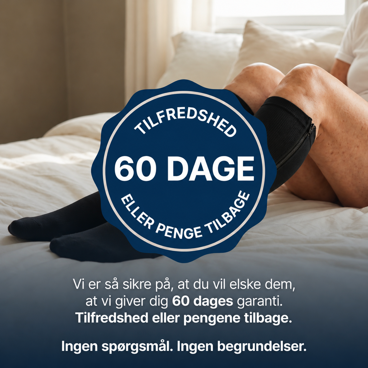 LettBen™ - Kompressionsstrømper med lynlås