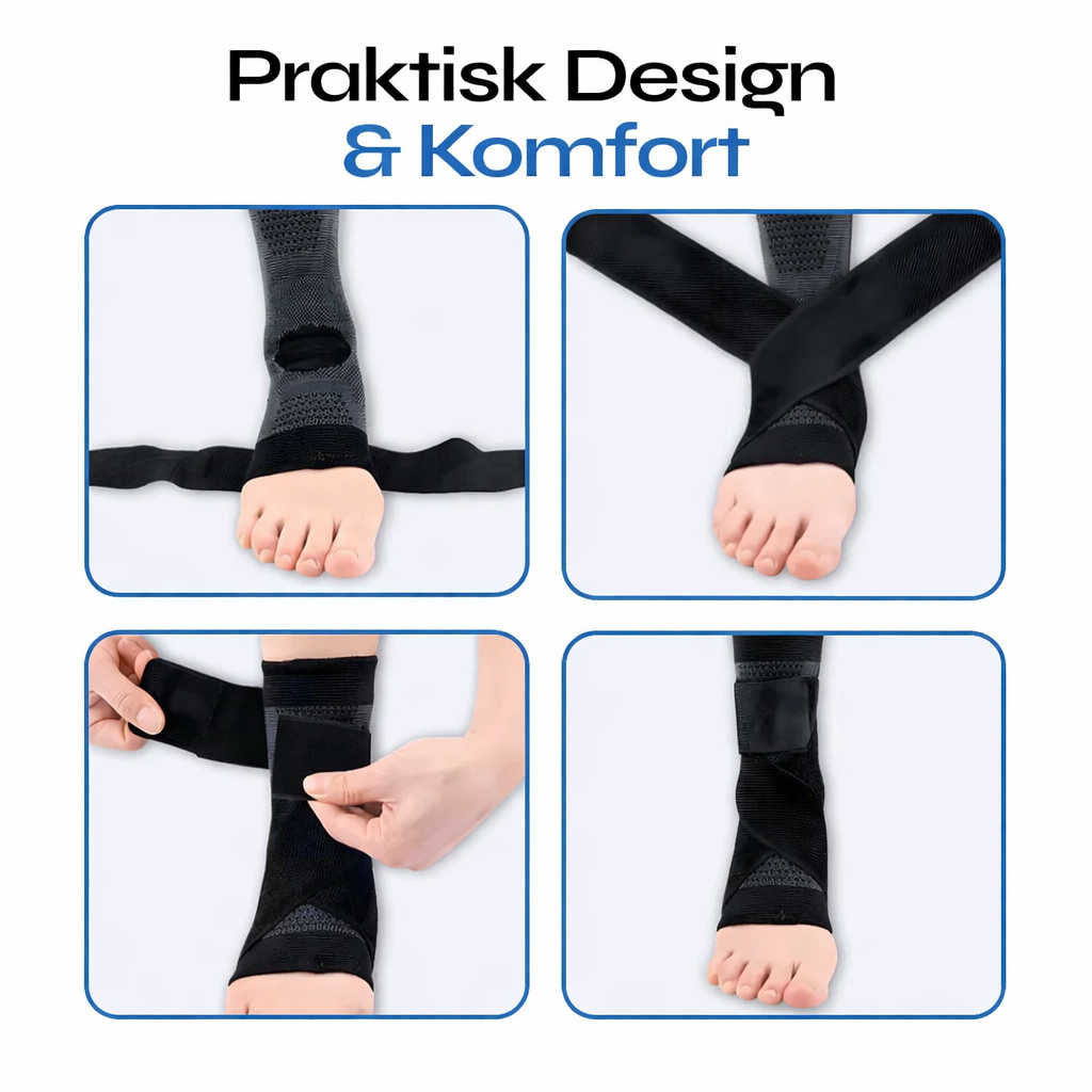 StabiFlex™ Ankelstøtte – Slip Af Med Smerter & Gå Stabilt Igen På Få Dage