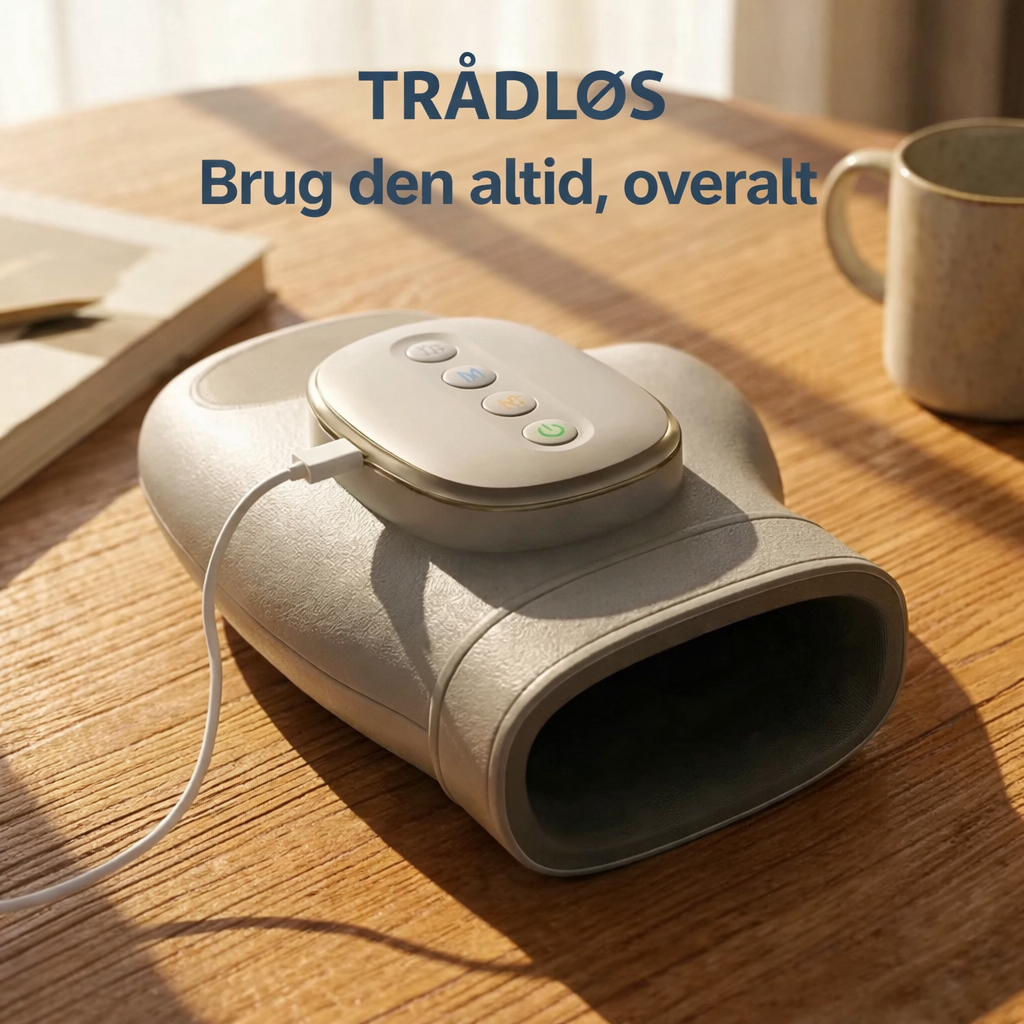 HandEase™ Hand Massager  Slip af med stive fingre, prikken og smerter – på få minutter
