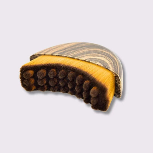 Contour facial brush scraping brush